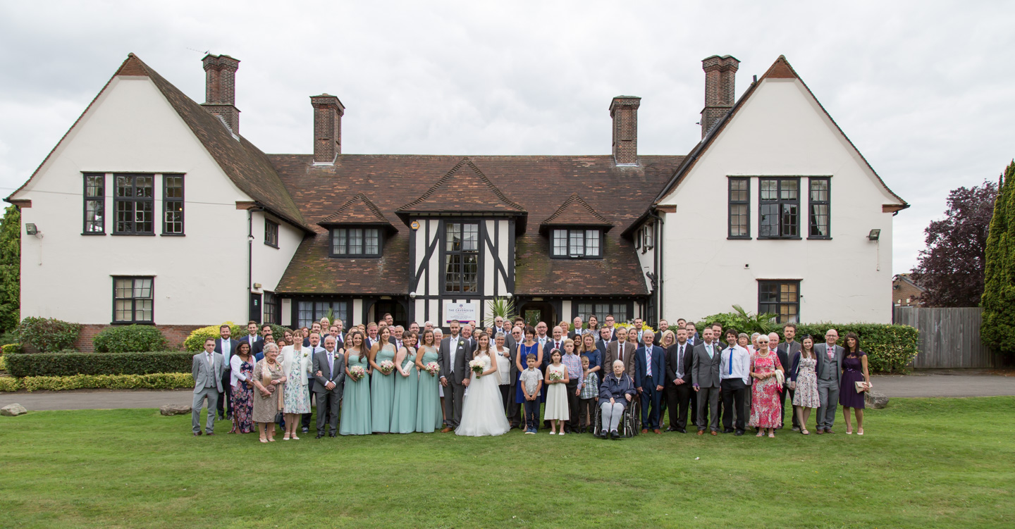Cavendish Eastcote - Large group wedding photograph by Tim Durham