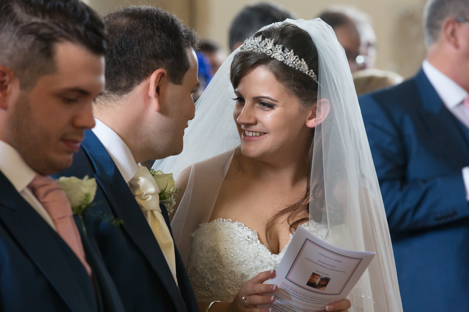 Naomi and Emilio photographed at St Lawrence's Church, Eastcote, Pinner, Middlesex by Tim & Linda Durham of Pinner Wedding Photograph